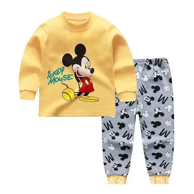 Cartoon Pajama Set 0-4Y – Cozy Autumn Home Wear - Image 3