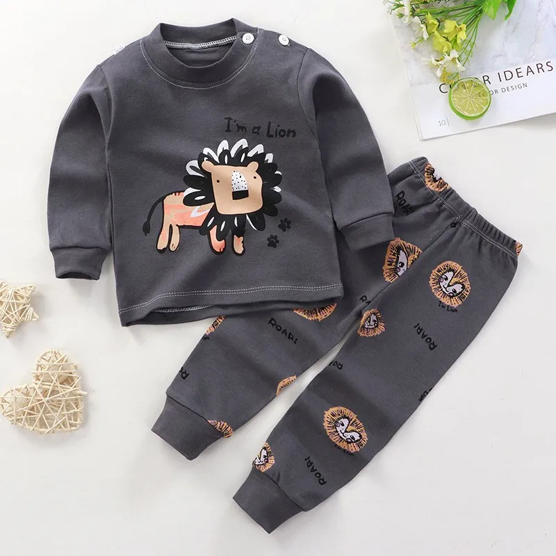 Toddler Cartoon Pajama Suit – Autumn Outfits 1-4Y - Image 3