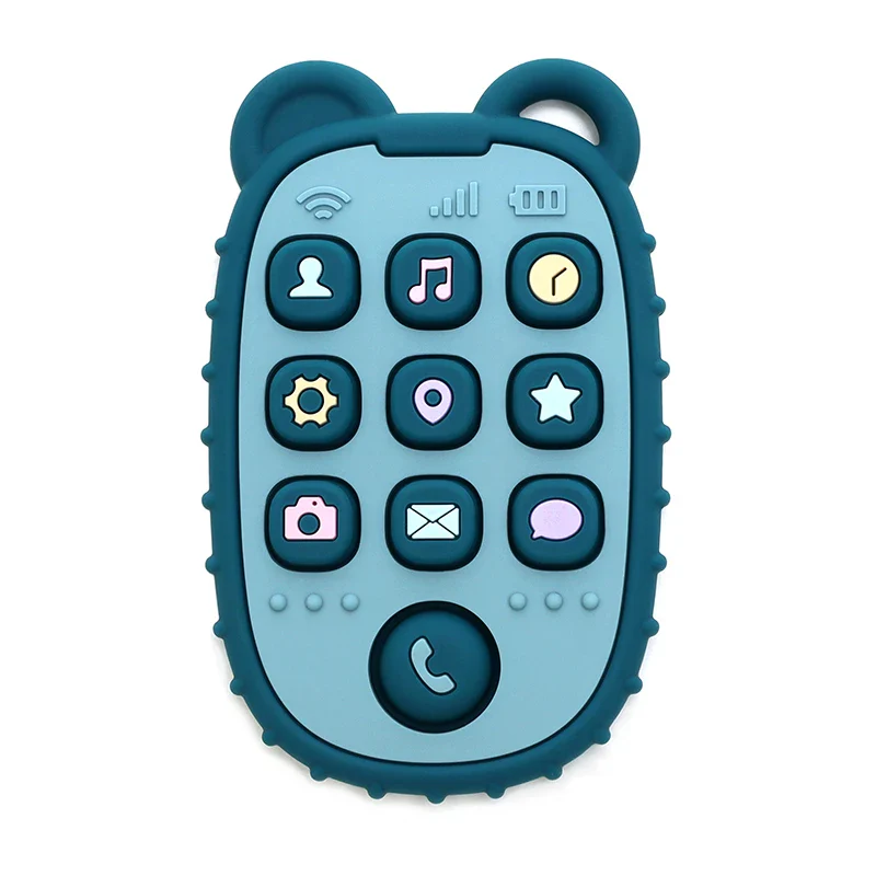 Baby Phone Shape Teether – Fun Silicone Chew & Soothe Toy - Image 10