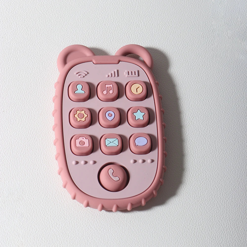 Baby Phone Shape Teether – Fun Silicone Chew & Soothe Toy - Image 3