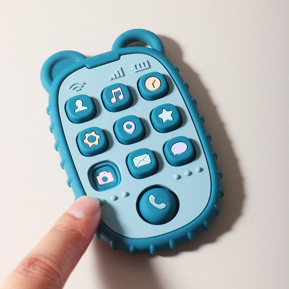 Baby Phone Shape Teether – Fun Silicone Chew & Soothe Toy - Image 4