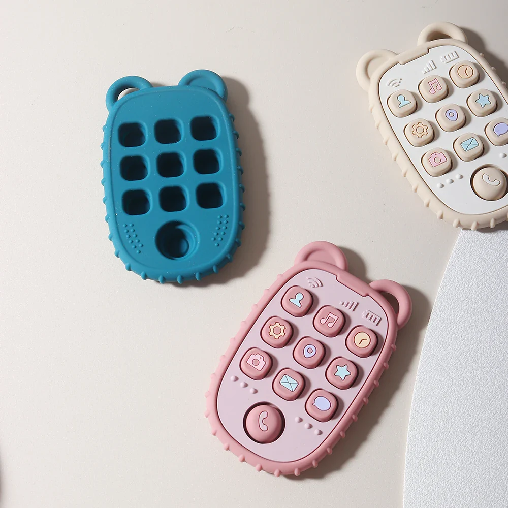 Baby Phone Shape Teether – Fun Silicone Chew & Soothe Toy - Image 5