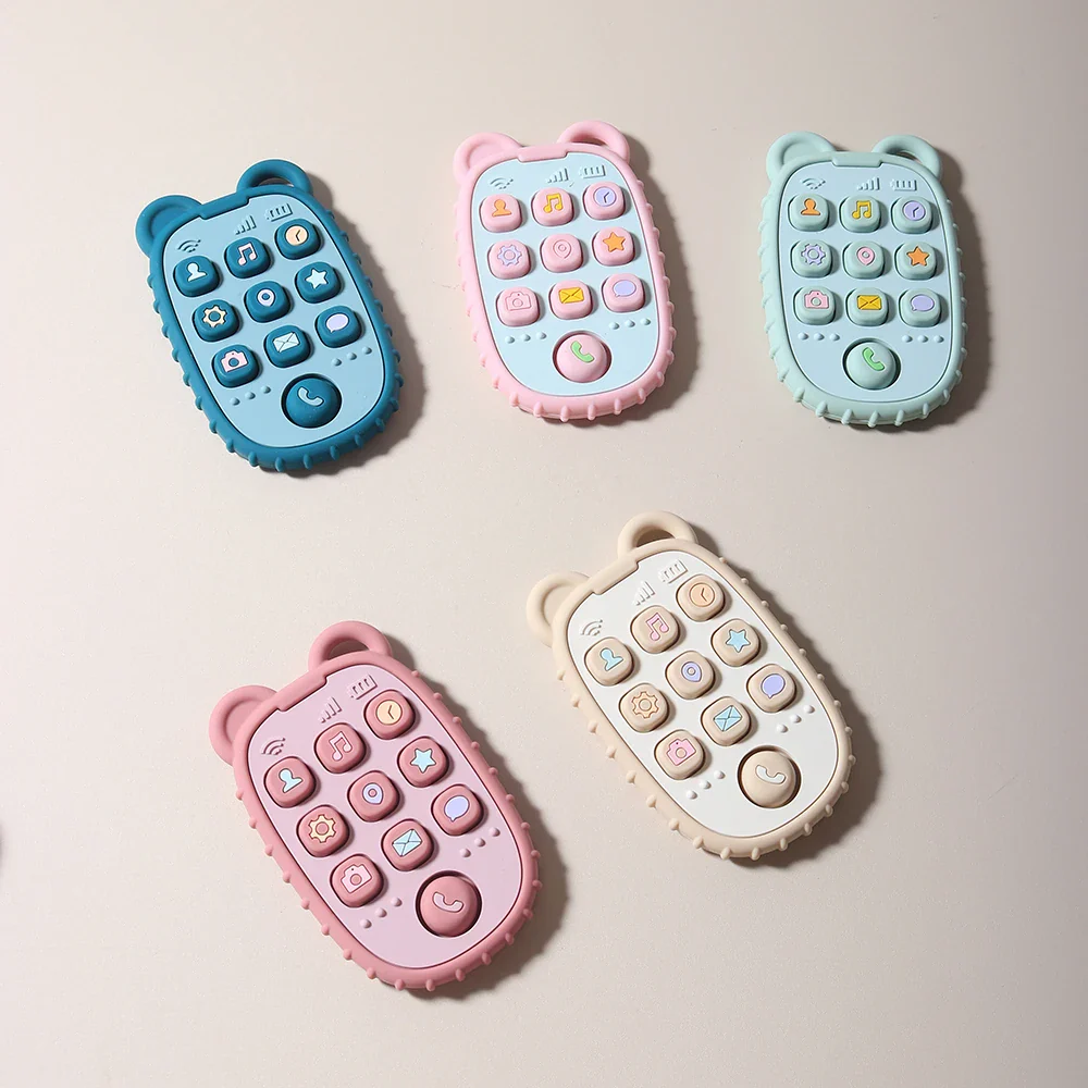 Baby Phone Shape Teether – Fun Silicone Chew & Soothe Toy - Image 6