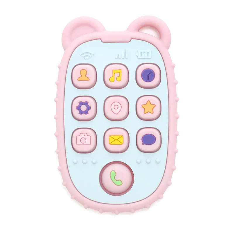 Baby Phone Shape Teether – Fun Silicone Chew & Soothe Toy - Image 7