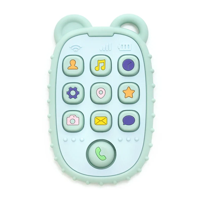 Baby Phone Shape Teether – Fun Silicone Chew & Soothe Toy - Image 9