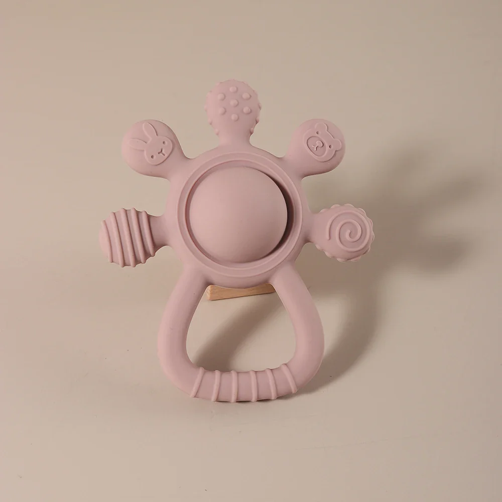 Baby Bunny Palm Rattle Teether – Safe Soothing Chew Toy - Image 7