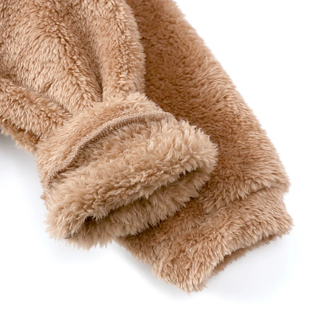 Winter Hooded Fleece Coat – Warm & Cozy - Image 5