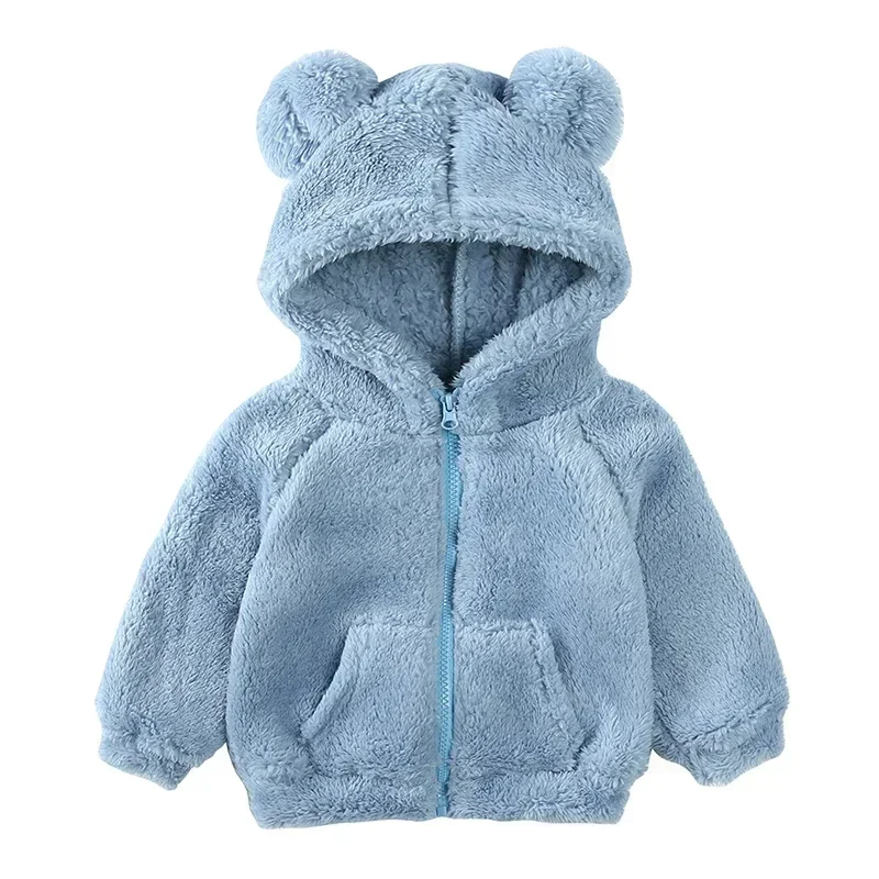 Winter Hooded Fleece Coat – Warm & Cozy - Image 9