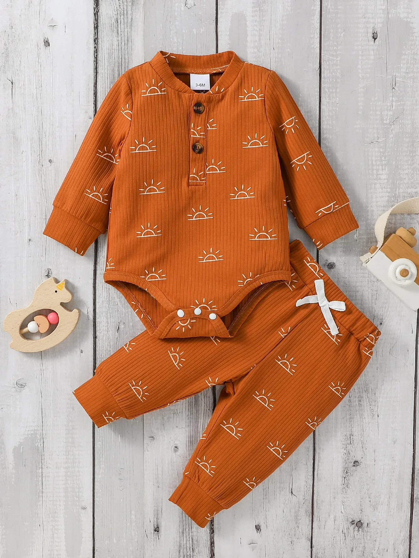 Baby Boy 2-Piece Set – Jumpsuit & Pants - Image 7