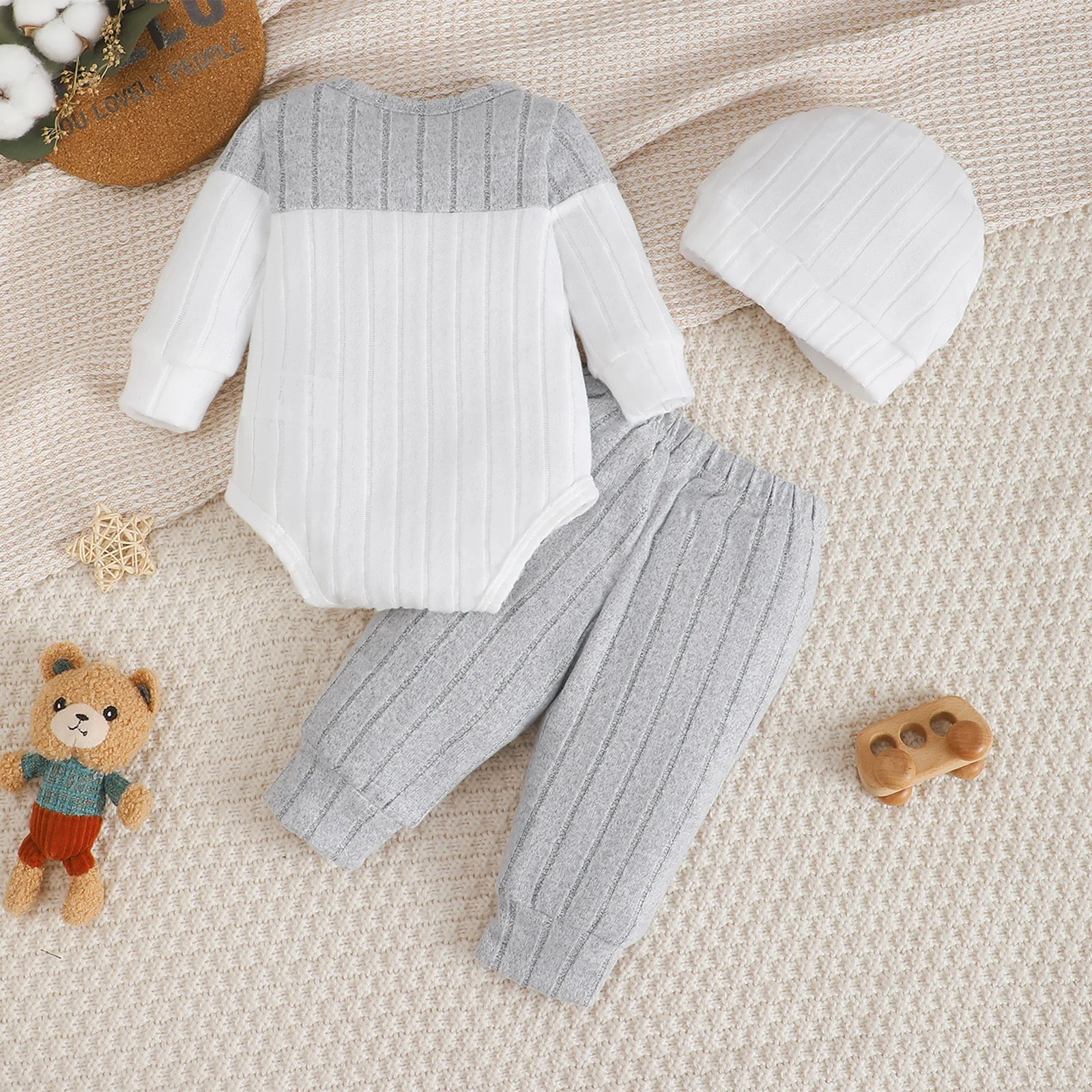 Color-Blocked Newborn Set - 0-18M Essentials - Image 2