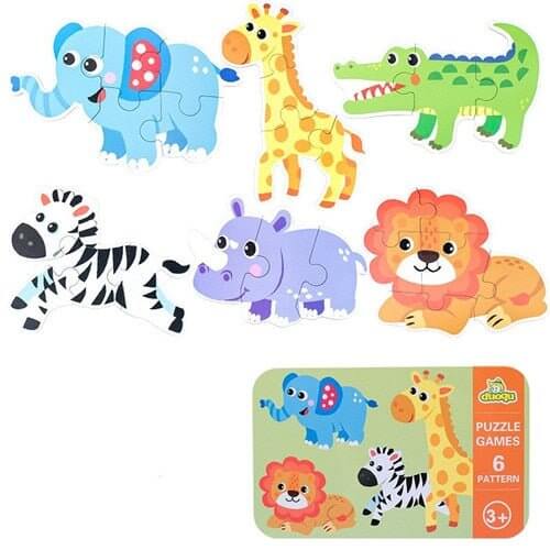 Baby 3D Animals Puzzle Iron Box - Image 15