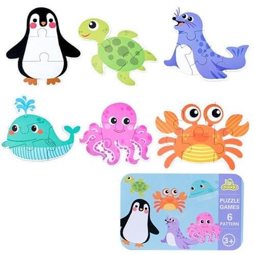 Baby 3D Animals Puzzle Iron Box - Image 8