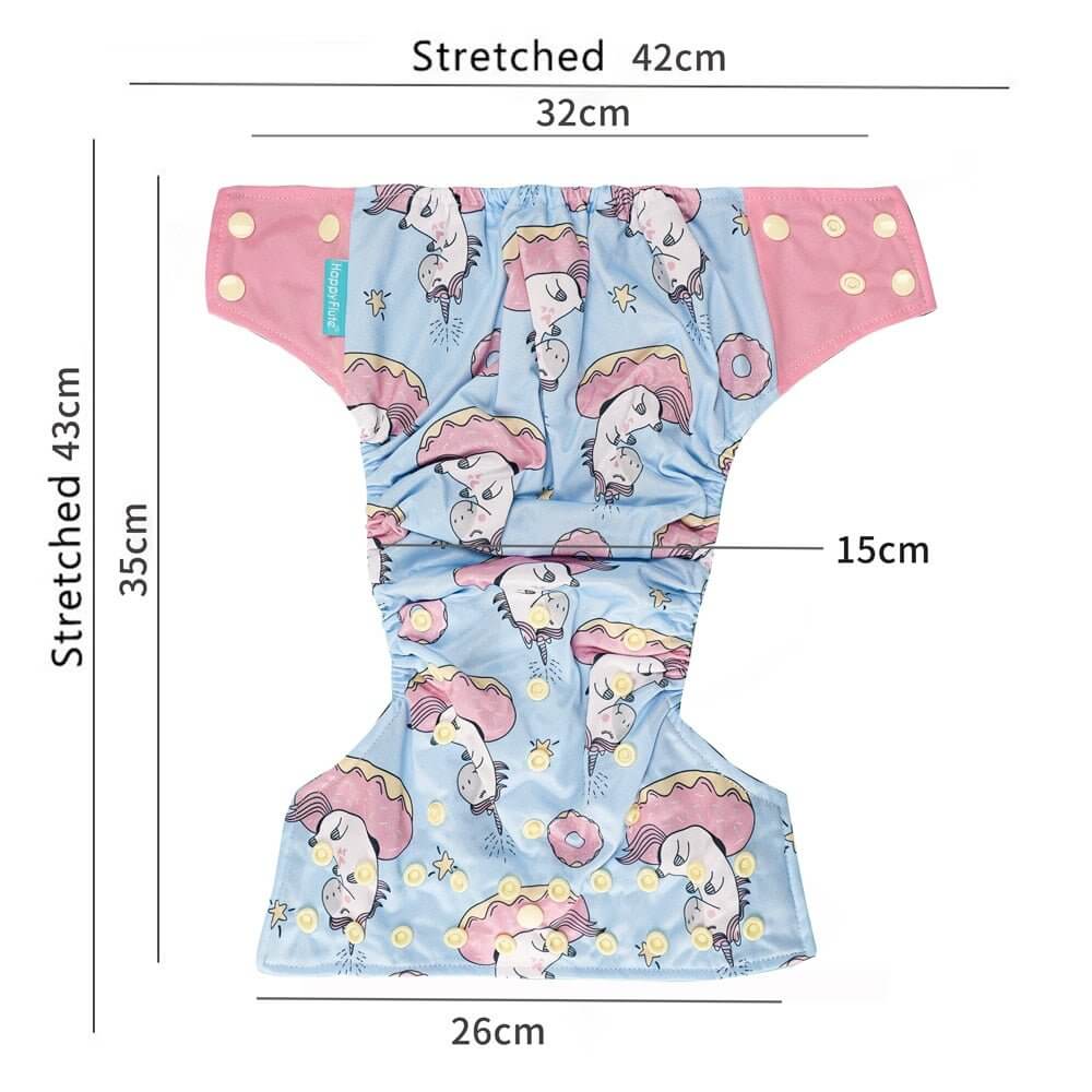 Baby Bamboo Charcoal Pocket Cloth Diaper - Image 2