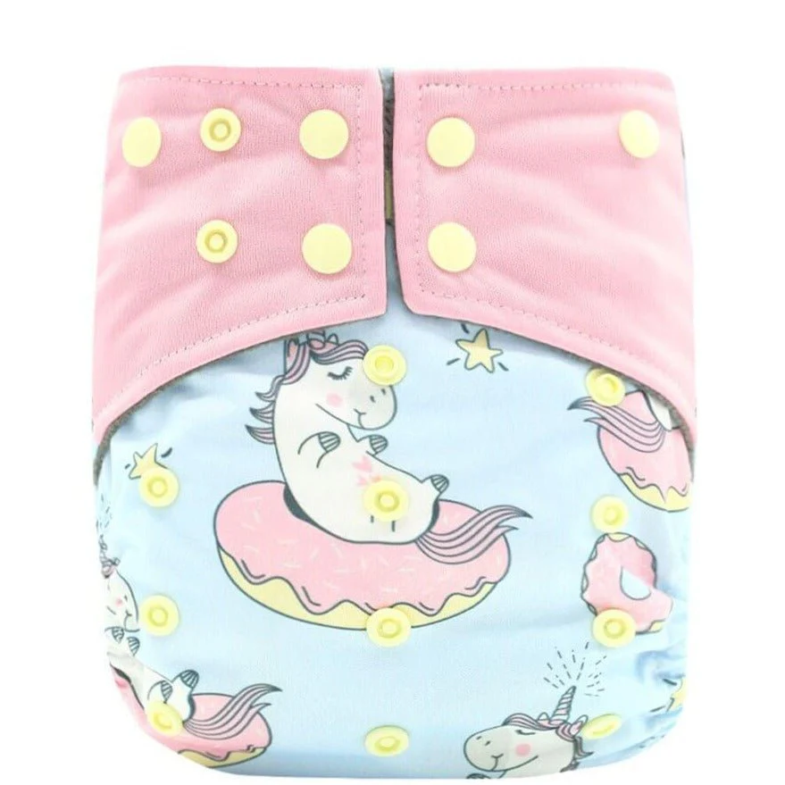 Baby Bamboo Charcoal Pocket Cloth Diaper - Image 3