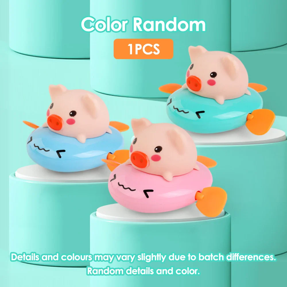 Baby Bath Toy Set – Cute Ducks, Piglets, Cows Water Spraying Interactive Play - Image 10