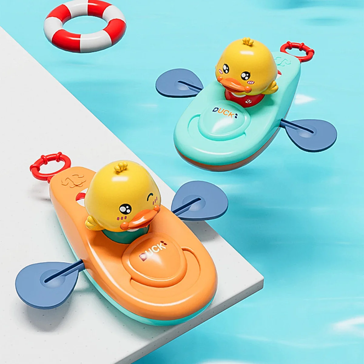 Baby Bath Toy Set – Cute Ducks, Piglets, Cows Water Spraying Interactive Play - Image 5
