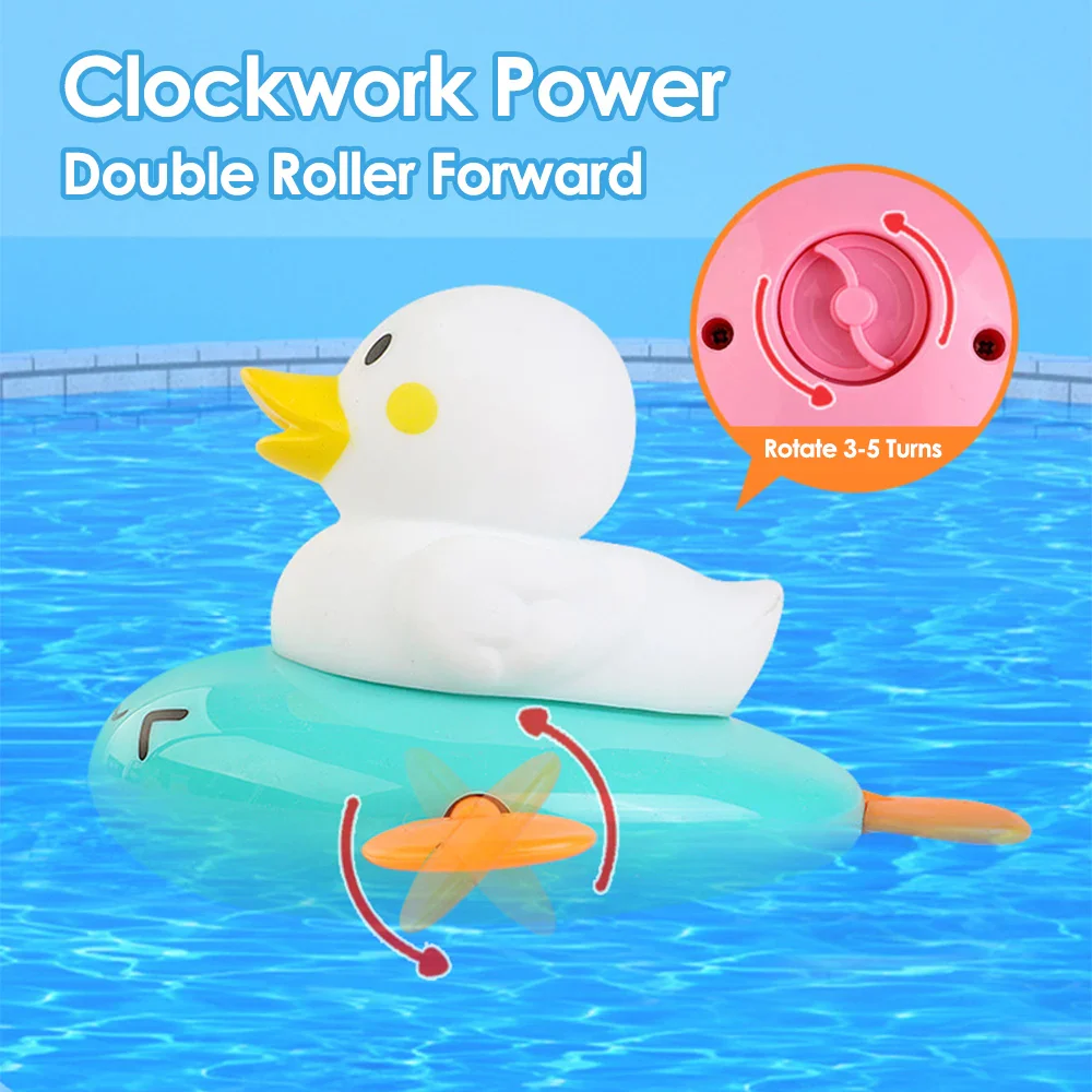 Baby Bath Toy Set – Cute Ducks, Piglets, Cows Water Spraying Interactive Play - Image 6