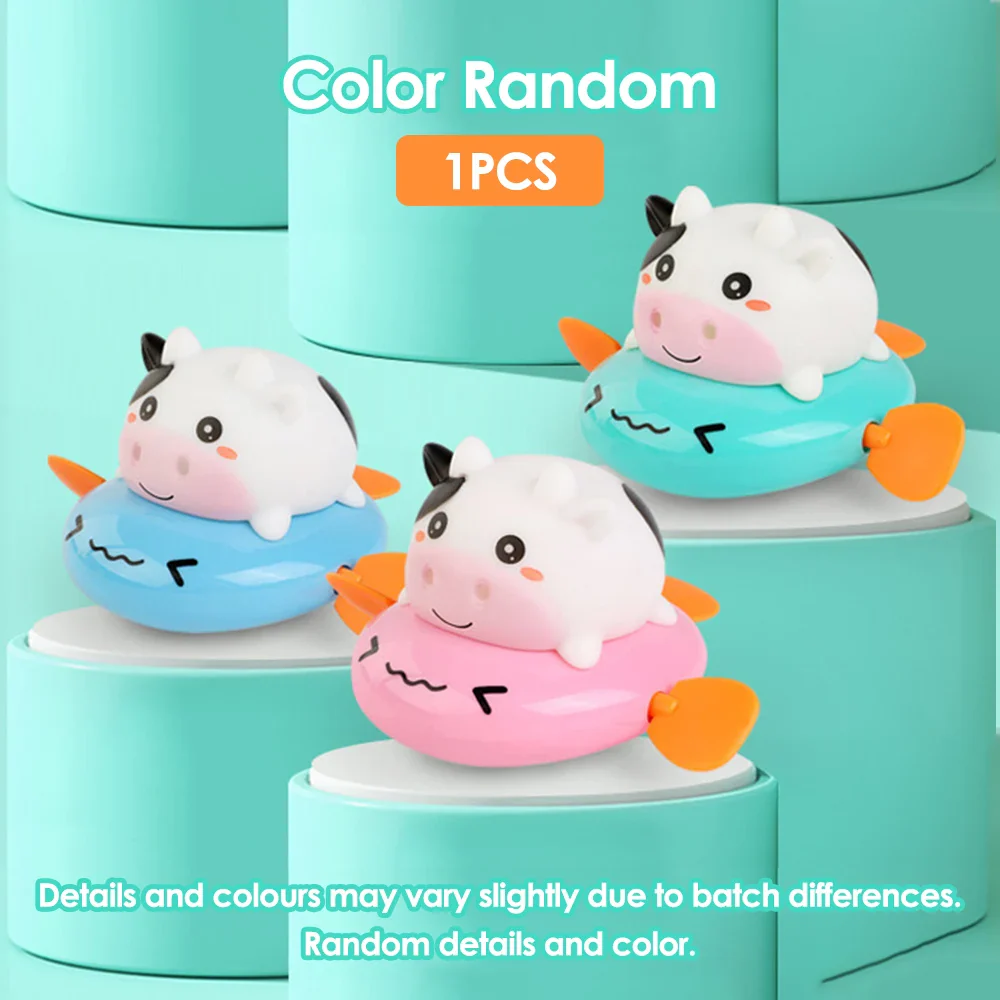 Baby Bath Toy Set – Cute Ducks, Piglets, Cows Water Spraying Interactive Play - Image 7