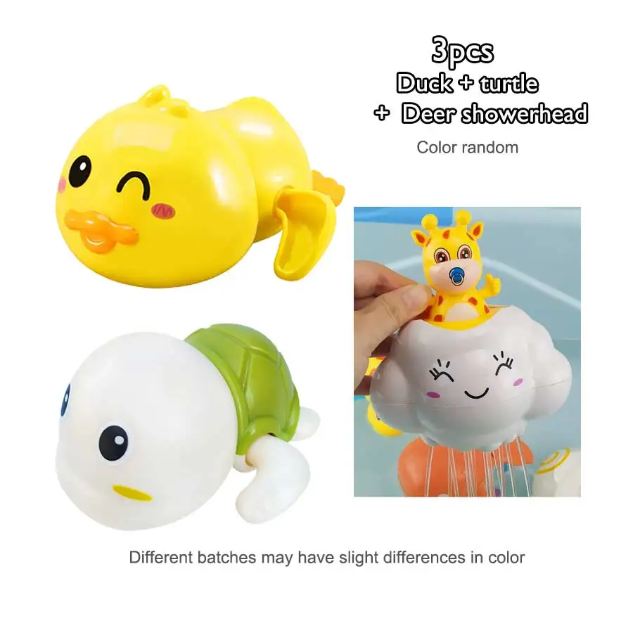 Baby Bath Toys Set – Turtle, Tortoise, Duck Swimming Pool Toy Collection - Image 9