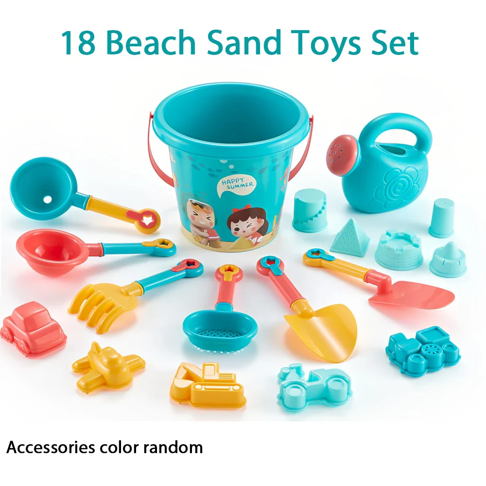 Baby Beach Sand Toy Set 18-Piece – Summer Outdoor Fun - Image 6