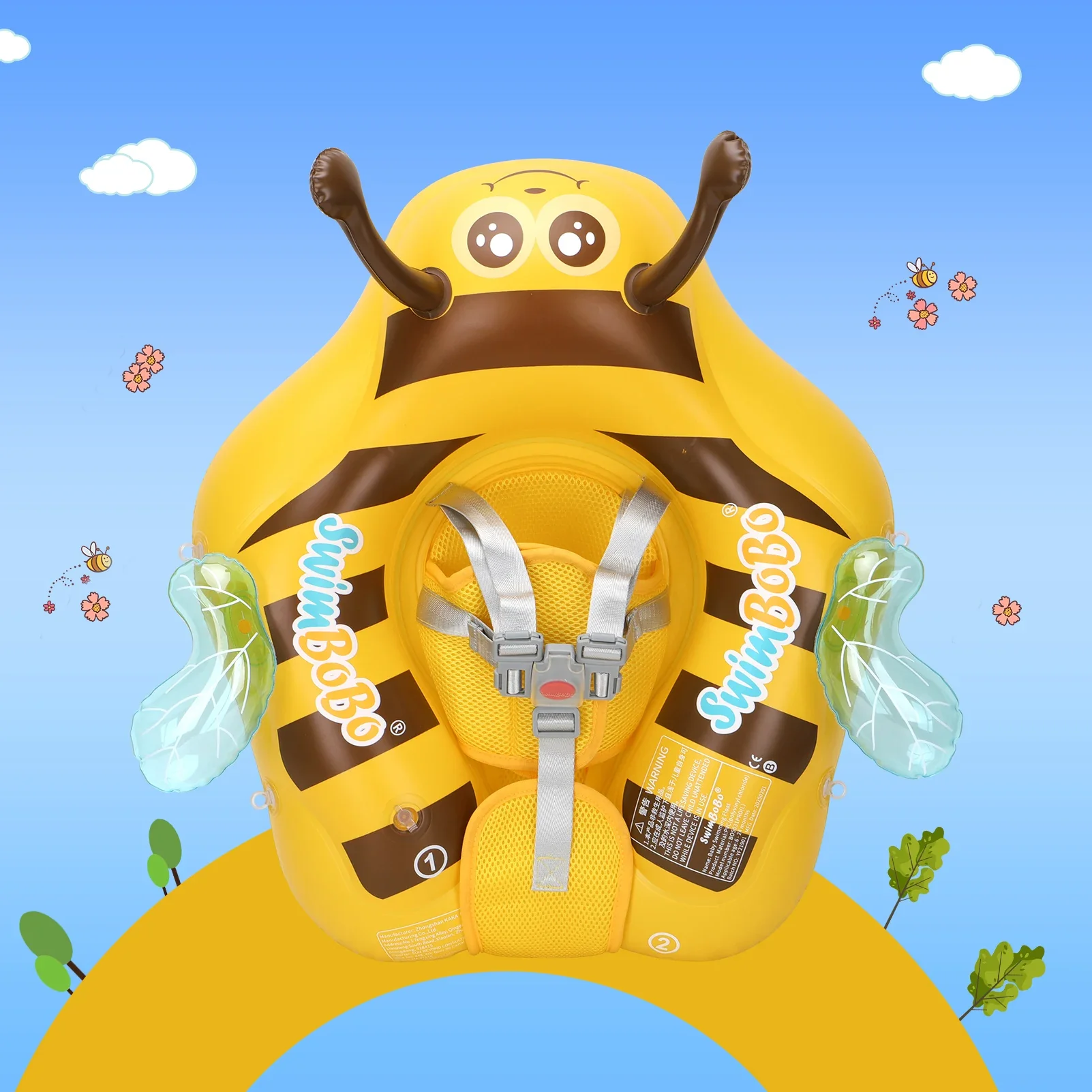Baby Bee Float Ring – Inflatable Mesh Safety Seat - Image 7