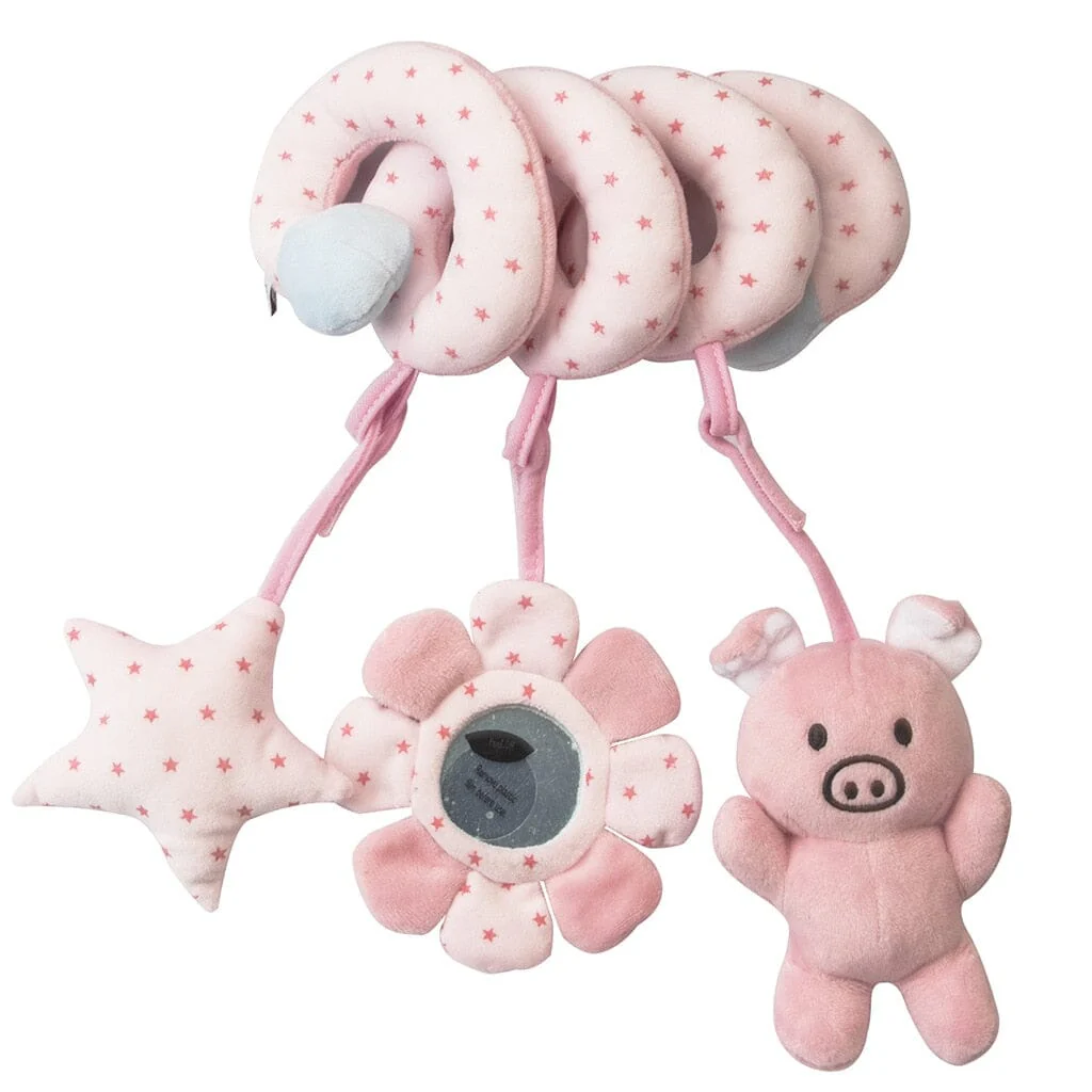 Baby Black White Stroller Spiral Plush Toys - Image 31