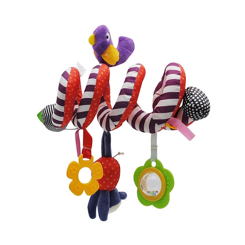 Baby Black White Stroller Spiral Plush Toys - Image 34