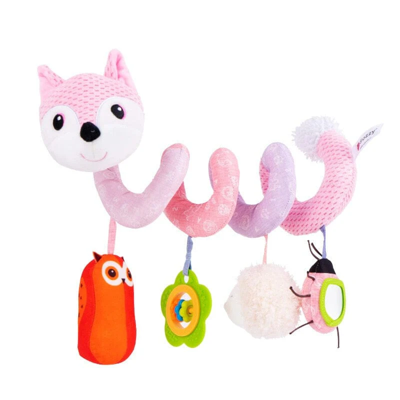 Baby Black White Stroller Spiral Plush Toys - Image 40