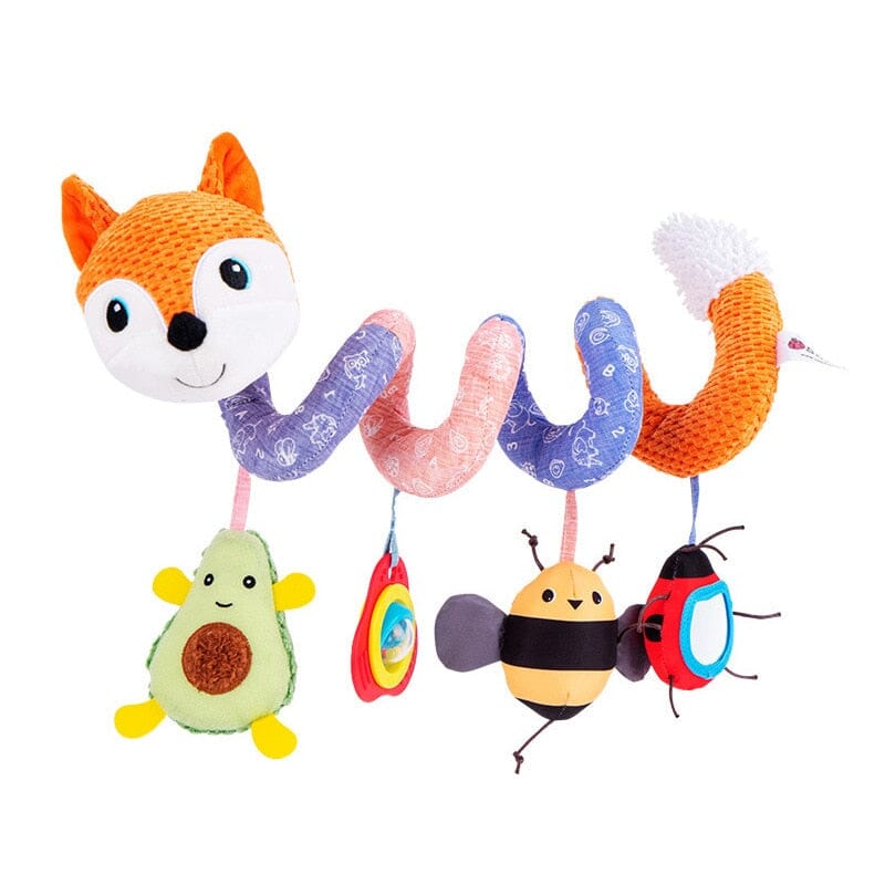 Baby Black White Stroller Spiral Plush Toys - Image 42