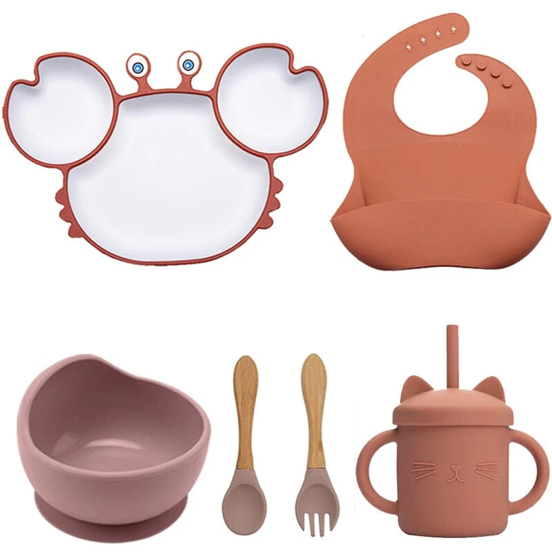 Baby Bowls Plates Spoons Set - Image 3