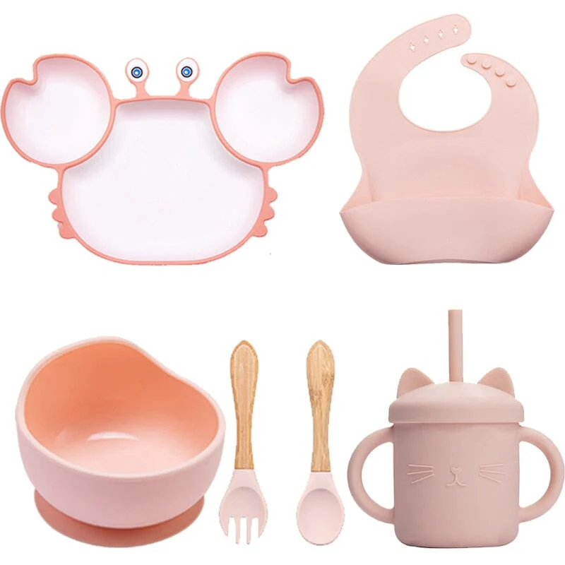 Baby Bowls Plates Spoons Set - Image 4