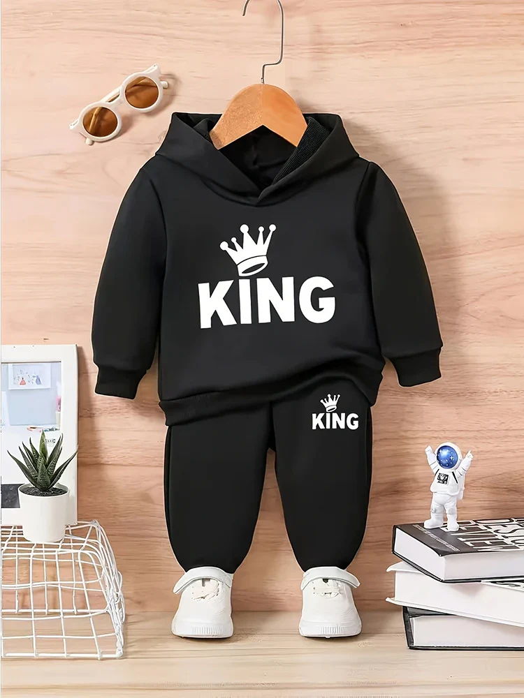 KING Crown Fleece Hoodie & Pants – Stylish Sportswear - Image 7