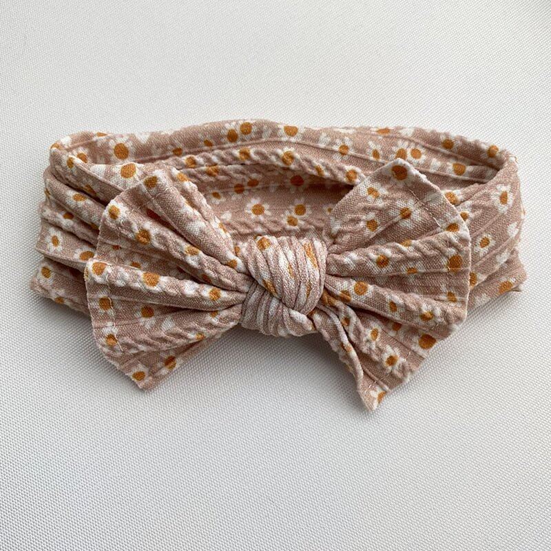 Baby Cable Knit Turban Headbands - Image 5