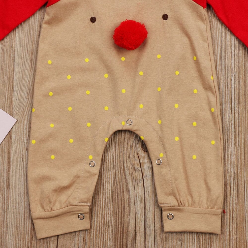 Baby Christmas Rompers And Hat - Image 5
