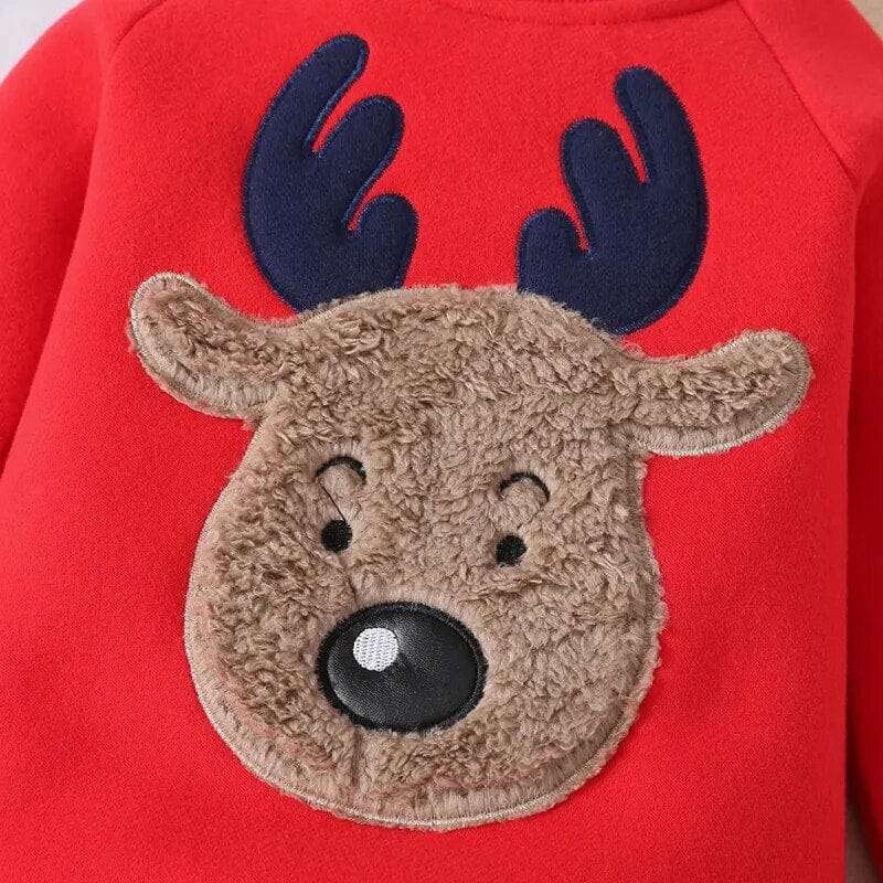Baby Cotton Christmas Jumpsuit - Image 5