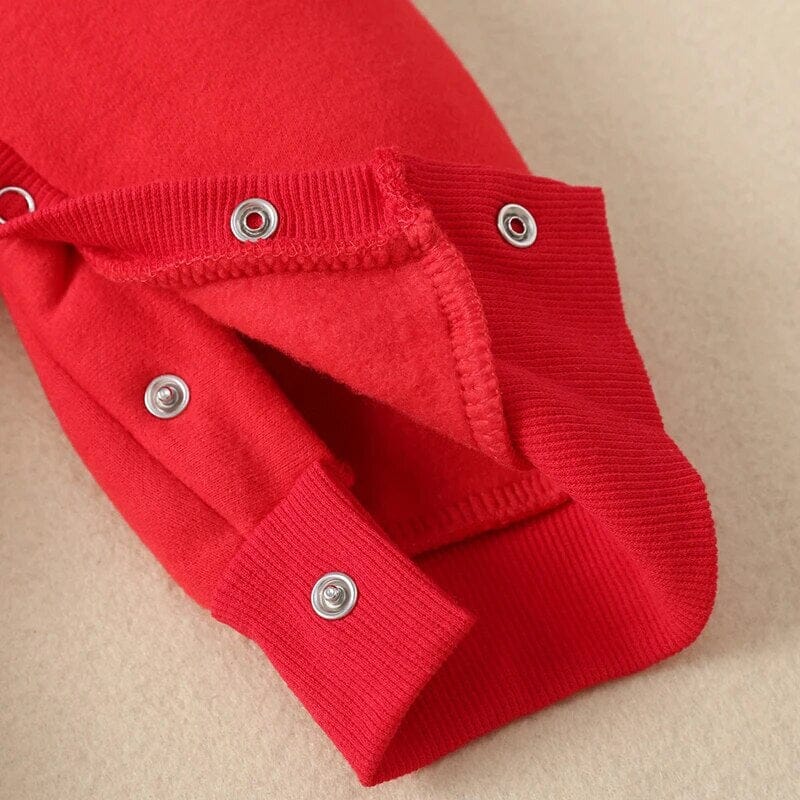 Baby Cotton Christmas Jumpsuit - Image 6