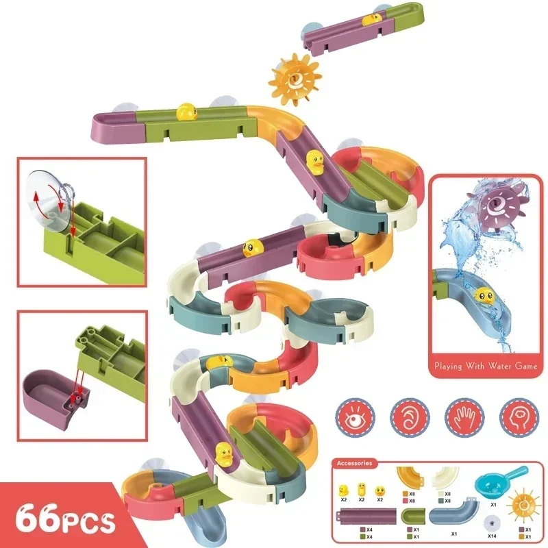 Baby Bath Track Slide Toy – Build & Play Water Activity Set - Image 10