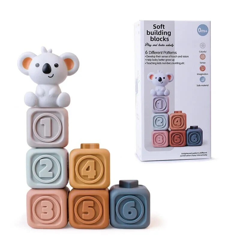 Baby Educational Stacking Montessori Soft Blocks - Image 5