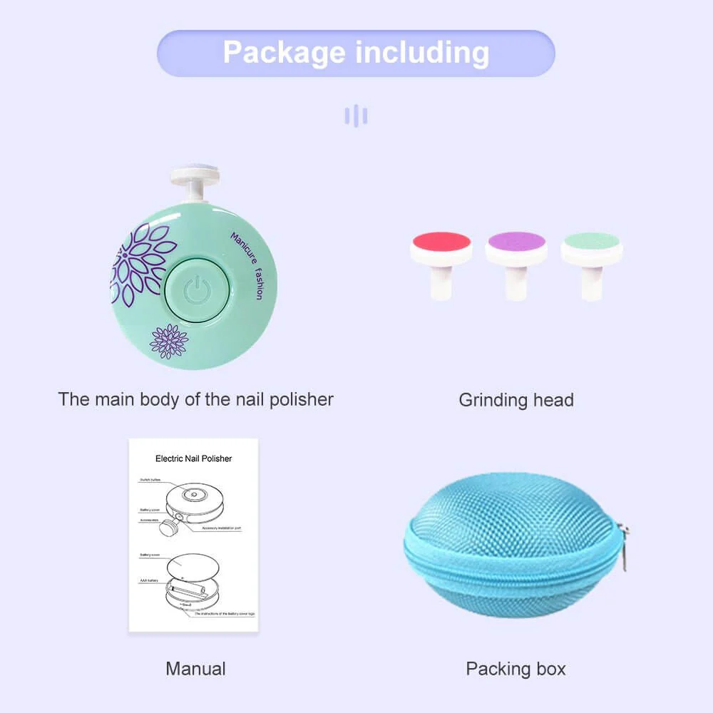 Baby Electric Nail Trimmer Polisher - Image 3