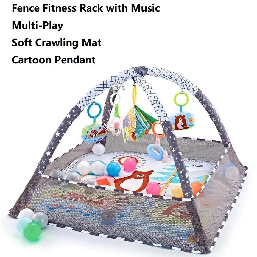 Baby Activity Gym Mat – Multi-Sensory Play & Crawling Frame - Image 3