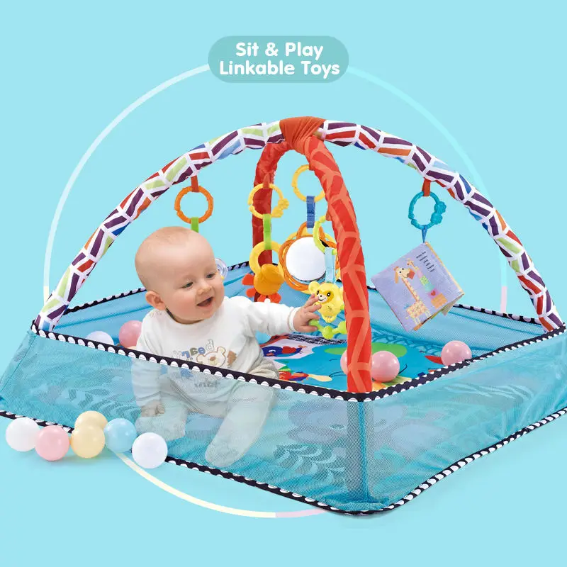 Baby Activity Gym Mat – Multi-Sensory Play & Crawling Frame - Image 4