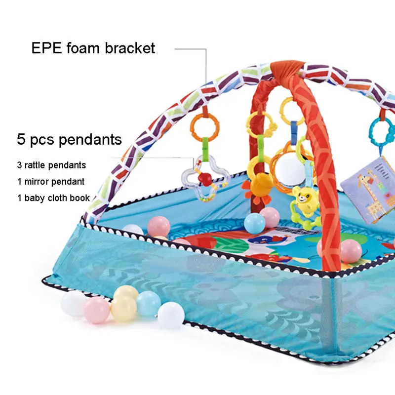Baby Activity Gym Mat – Multi-Sensory Play & Crawling Frame - Image 5