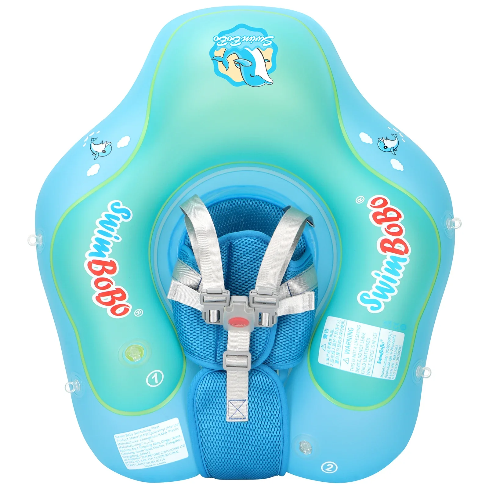 Baby Float Ring with Canopy – UV Sun Protection - Image 11