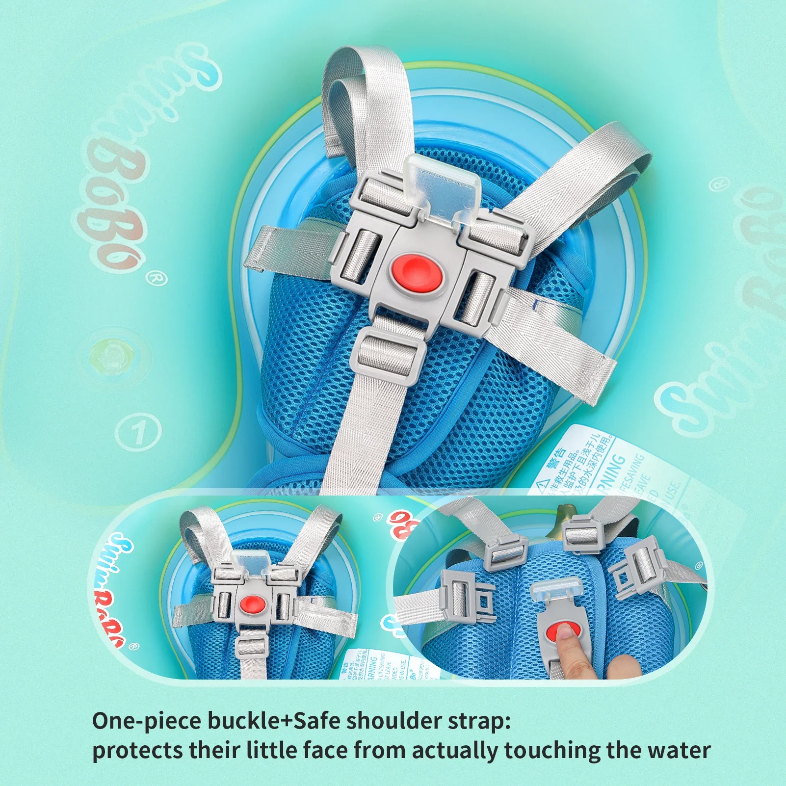 Baby Float Ring with Canopy – UV Sun Protection - Image 13