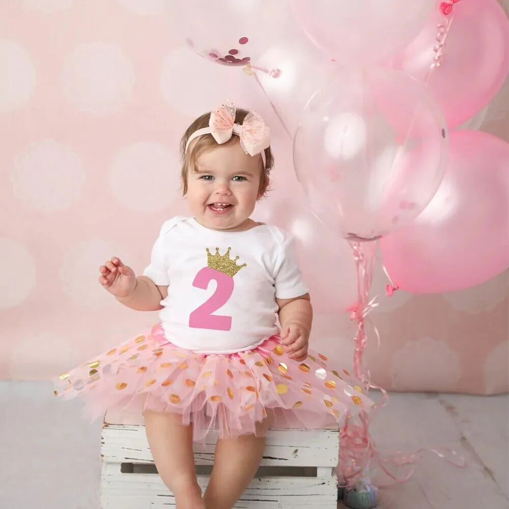 Baby Girl 1 Year Birthday Outfit - Image 6