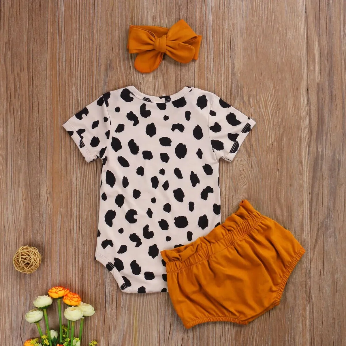 Baby Girl Leopard Print Outfit - Image 3
