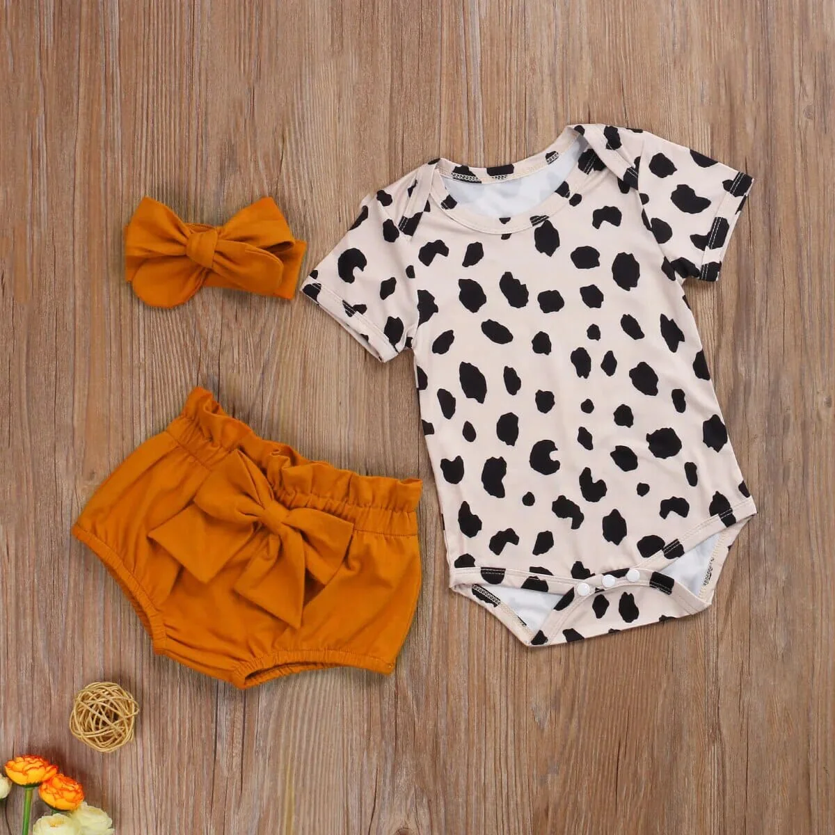 Baby Girl Leopard Print Outfit - Image 5