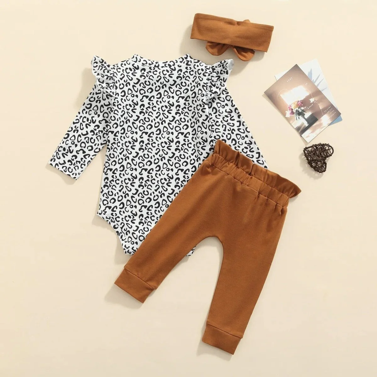 Baby Girl Leopard Print Outfit - Image 6
