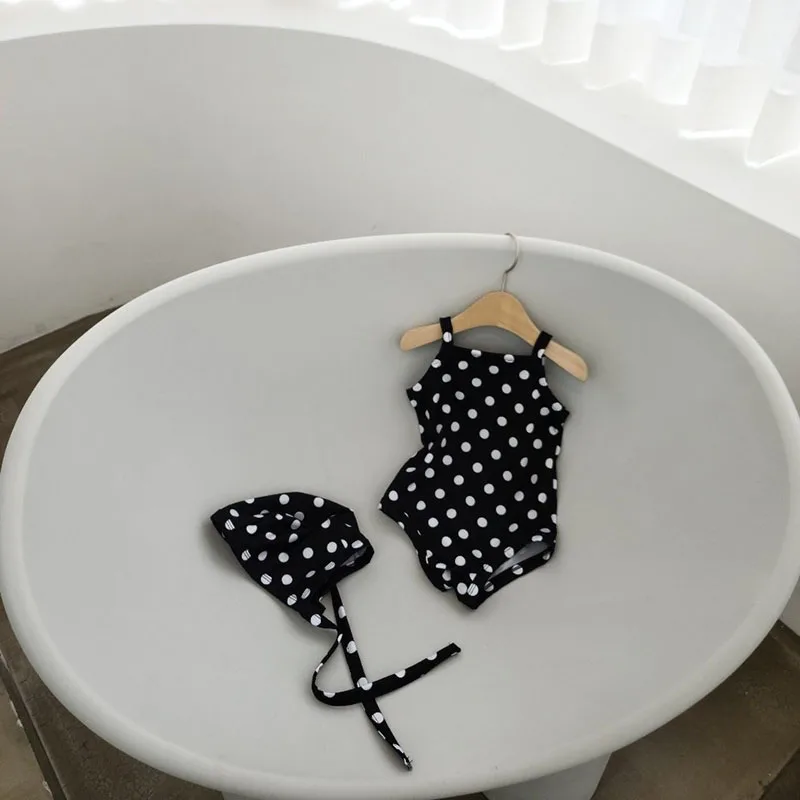 Baby Girl Swimwear Set – One-Piece with Sun Hat - Image 16