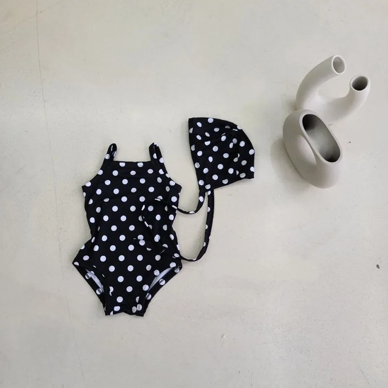 Baby Girl Swimwear Set – One-Piece with Sun Hat - Image 17